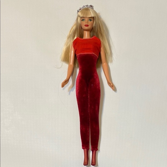 Vintage 1991 Mattel Red Velvet Barbie Doll with Accessories - Picture 1 of 7